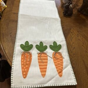 Easter Blessings Spring Carrots all Cotton NWT 14x56